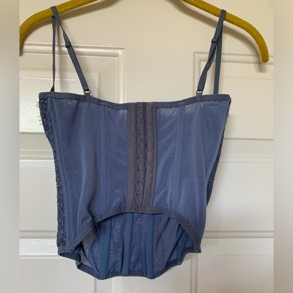 Urban Outfitters Out from Under Modern Love Corset  Navy Lace 🌴 - Picture 2 of 6